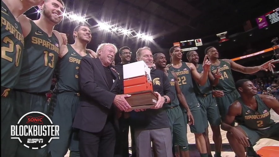 The Michigan State Spartans beat the North Carolina Tar Heels to win the PK80 Invitational tournament.