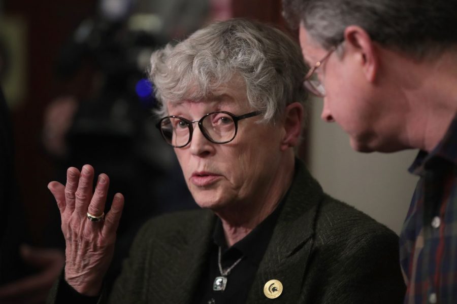 Former MSU President Lou Anna Simon charged with lying to police
