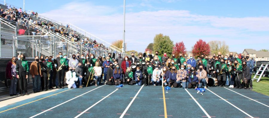 Marching Bands Farewell to Seniors - (Photos)