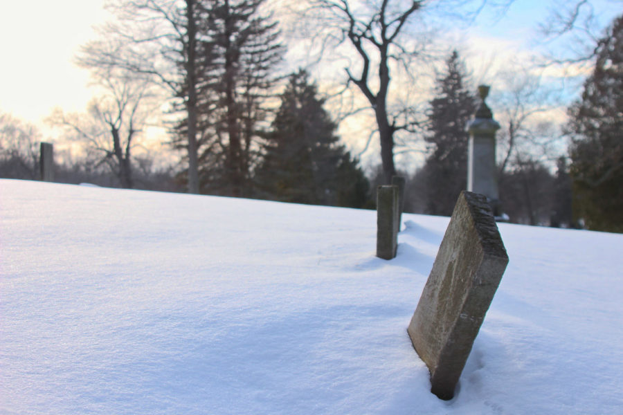 Cemetery Snow - Photo Series