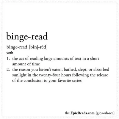 Binge-Reading and Benefits of Reading