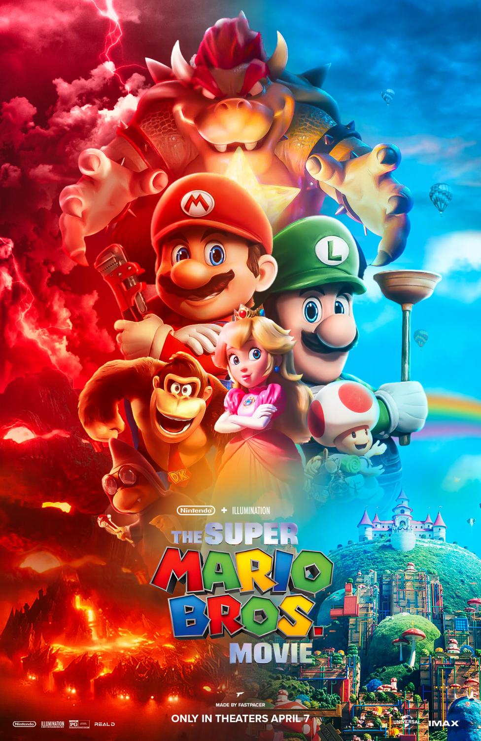 Super Mario Bros: the movie is finally out in cinemas!