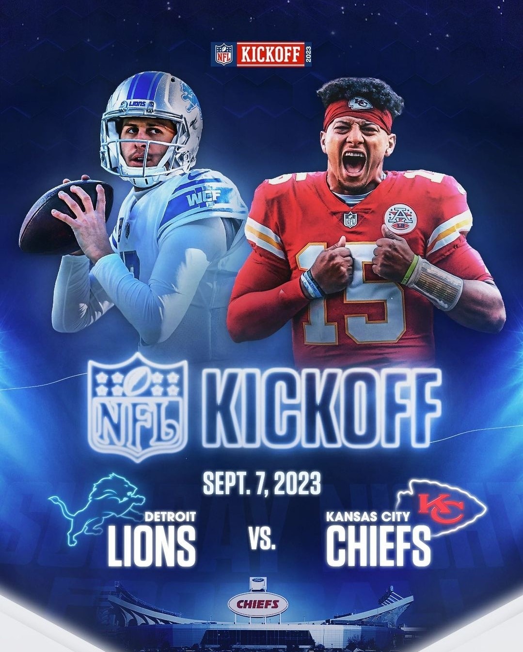 NFL results: Week one round-up featuring Kansas City's defeat to Detroit  Lions