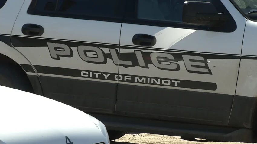 Police seek a gray or silver Chevrolet Camaro linked to a Minot hit and run