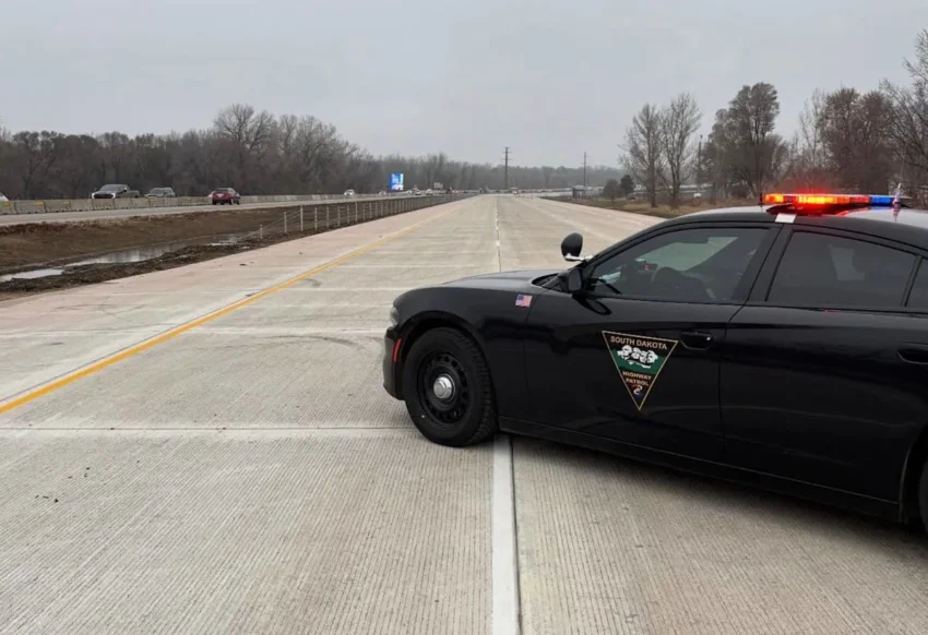 Emergency response after a wrong-way crash on Interstate 29 in South Dakota